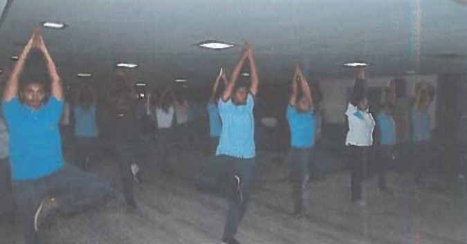 Yoga activity at Priyadarshini Institute of Technology and Management, view 3