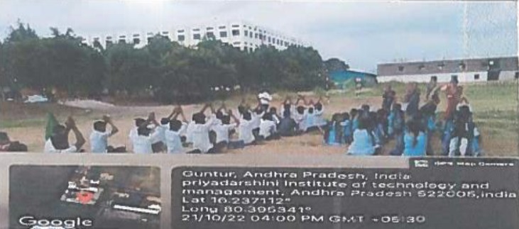 Yoga activity at Priyadarshini Institute of Technology and Management, view 6