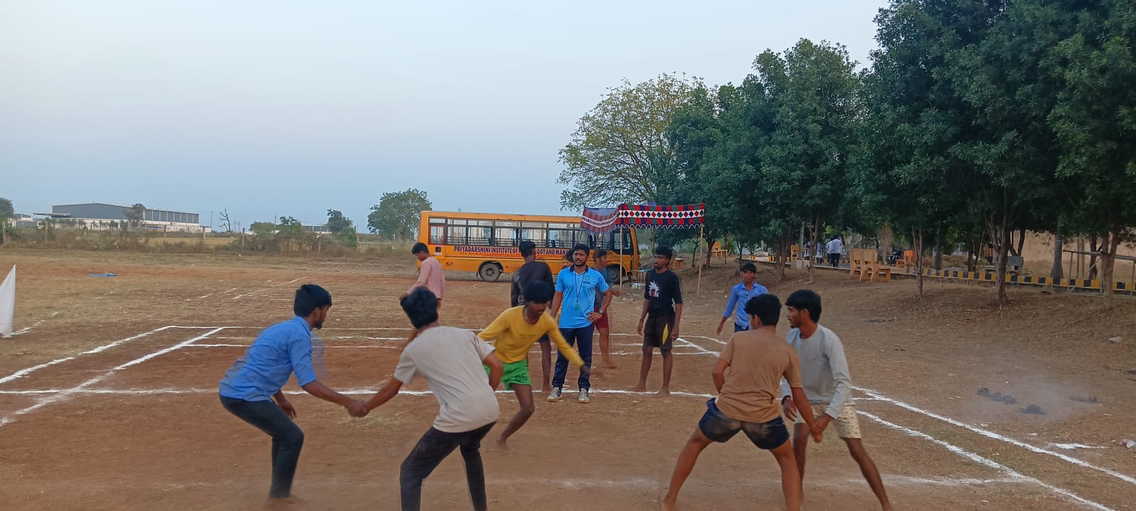 Students participating in a placement-related activity